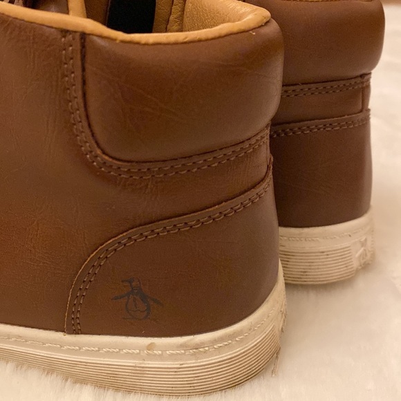 Original Penguin boys brown zip boot - Picture 4 of 9